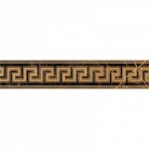 Бордюр греческий черный 11,5х58,5 см Versace Ceramics Versace Marble 240203/PS