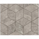 Керамическая мозаика 30x35 см арт. ADVO Marvel Grey Fleury Mos. Esagono Lapp. Atlas Concorde Marvel