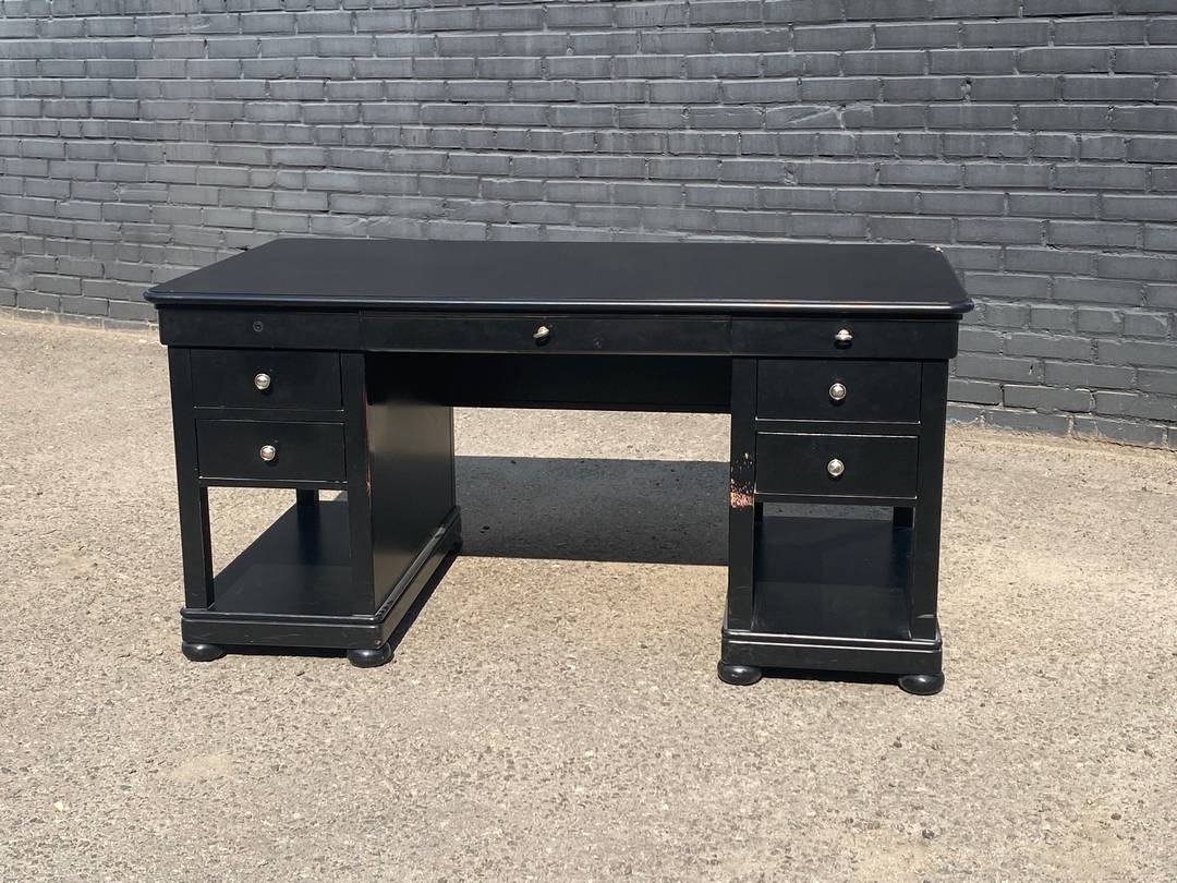 Стол с ящиками, цвет Black Opal 157x86x76 см