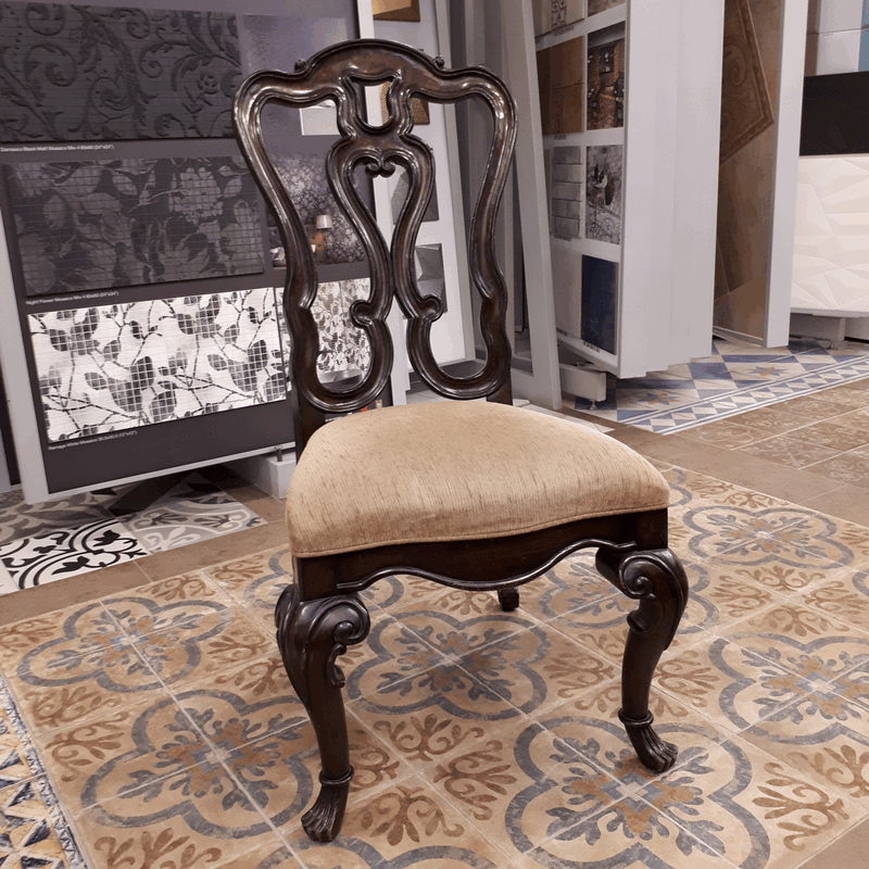 Стул обитый Wood Side Chair, отделка Chair (58x111x65 см)