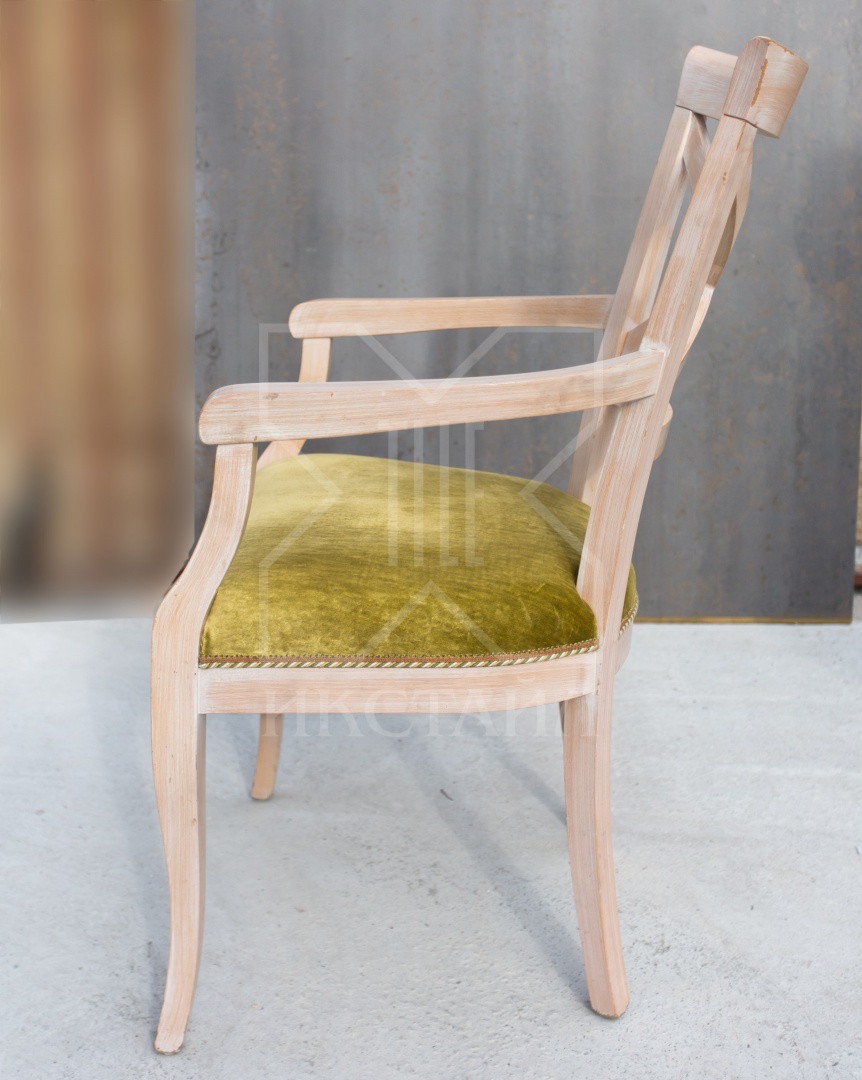 Полукресло, мод. Кроче, 56х55хh95 см, отделка: декапе, ткань: B4H