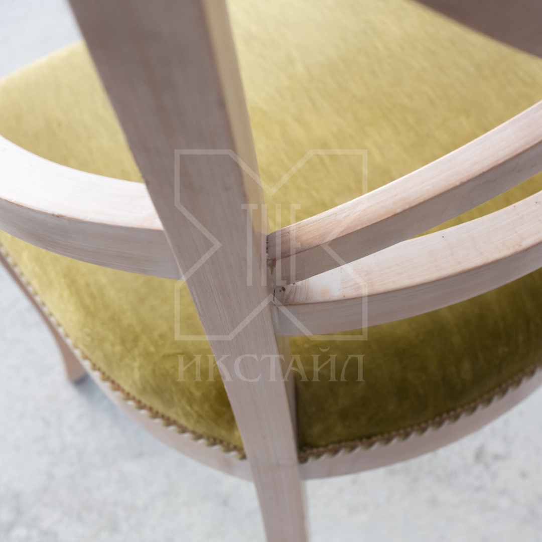 Полукресло, мод. Кроче, 56х55хh95 см, отделка: декапе, ткань: B4H