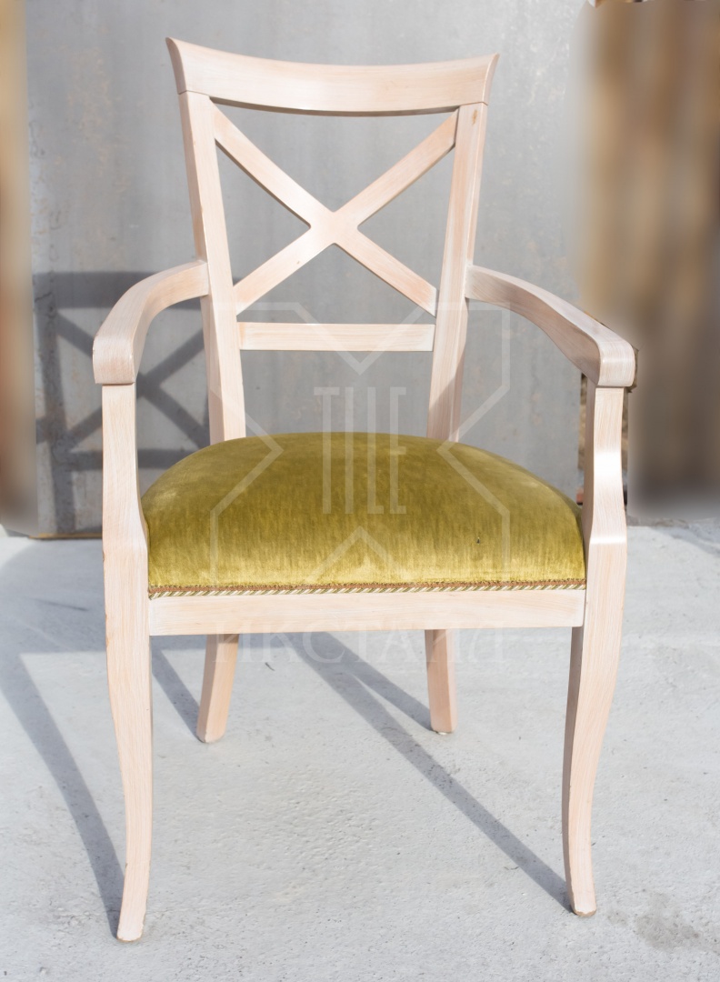 Полукресло, мод. Кроче, 56х55хh95 см, отделка: декапе, ткань: B4H