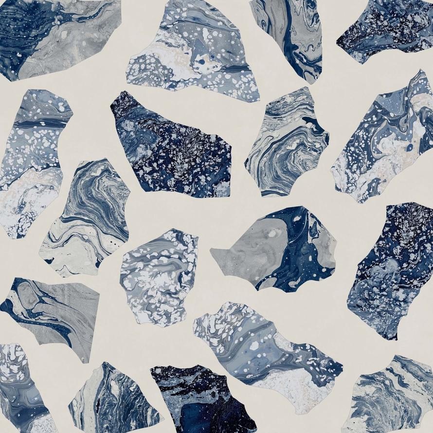 Фон 90x90, цвет: белый, синий