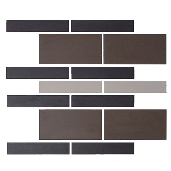 Мозаика керамическая сетка 37,4x31,5 см  цвет: 14, 16, 29