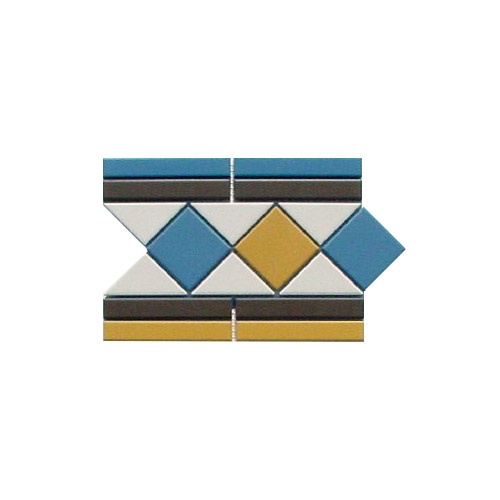 Бордюр 28х20,1см цвет: 06 светло-серый, 11 голубой, 16 белый, 21 охра, 29 коричненвый