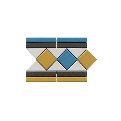 Бордюр 28х20,1см цвет: 06 светло-серый, 11 голубой, 16 белый, 21 охра, 29 коричненвый