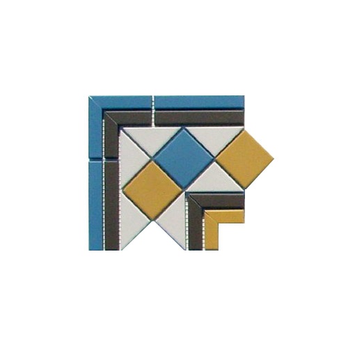 Угол 24х20,1 см цвет: 06 светло-серый, 11 голубой, 16 белый, 21 охра, 29 коричненвый