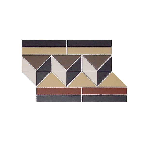 Бордюр 27,9х19,4 см, цвет: 03 желтый, 14 черный, 16 белый, 20 кирпичный, 29 кофейный