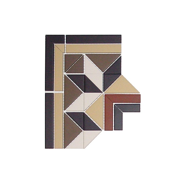 Угол к бордюру 28,3х19,0х19,4 см, цвет: 03 желтый, 14 черный, 16 белый, 20 кирпичный, 29 кофейный