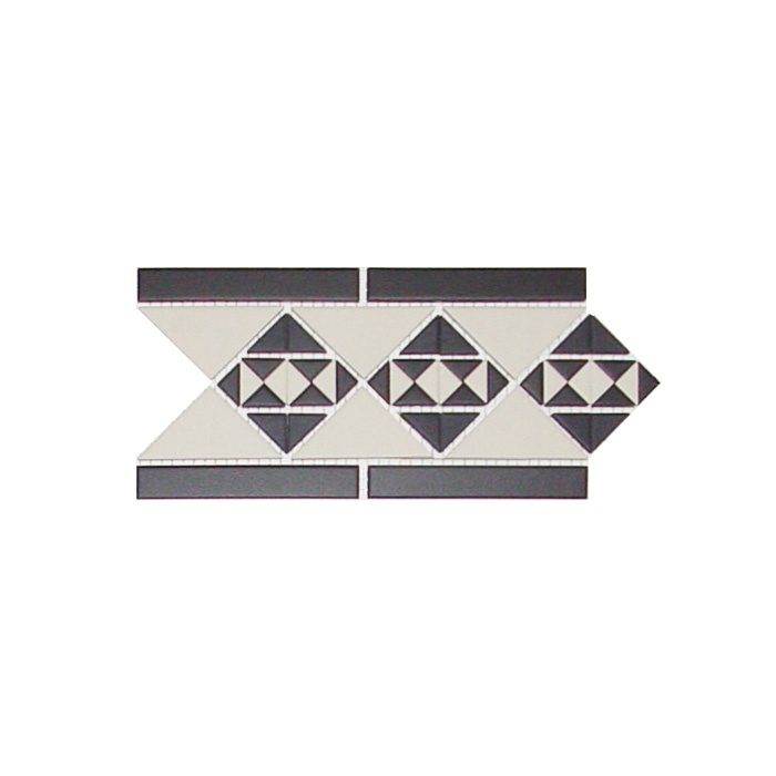 Бордюр 14,8х28 см цвета: 14 чёрный, 16 белый