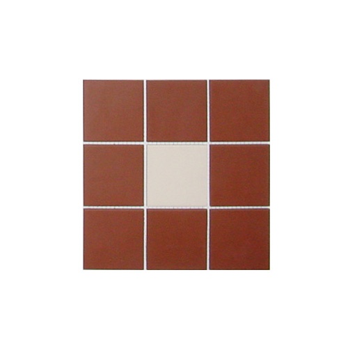 Мозаика керамическая сетка 30х30 см цвет: 16 белый, 20 кирпичный