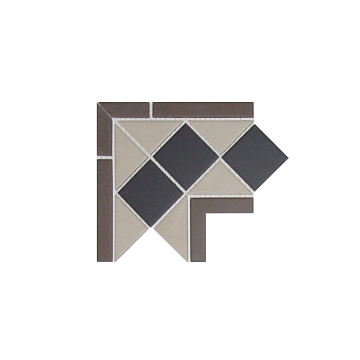 Угол к бордюру 21,5х21,5 см