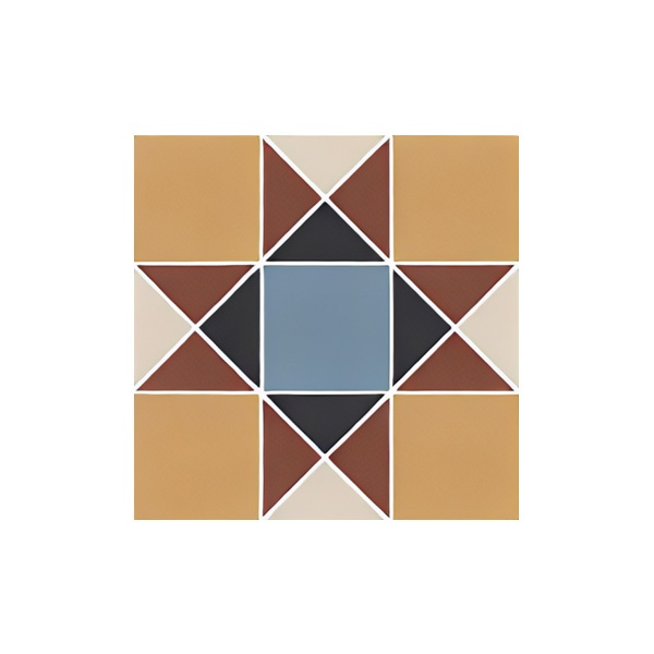 Мозаика керамическая 30х30 см, цвета 11 голубой, 14 черный, 16 белый, 20 кирпичный, 21 охра